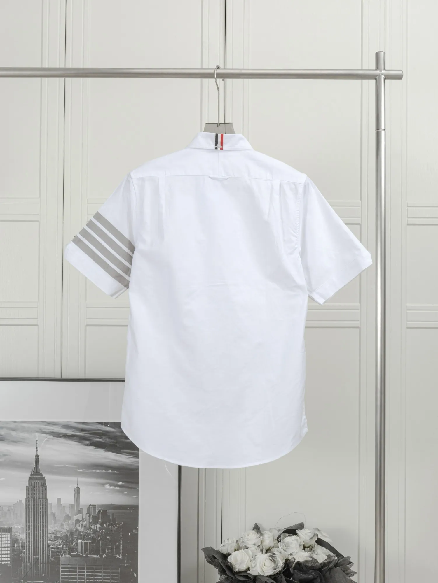 𝑻𝒉𝒐𝒎 𝑩𝒓𝒐𝒘𝒏𝒆 🇳🇱Classic Gray THOM BROWNE . Classic Gray ZP Quality White Same Style TB TB + + ：White Size：0/1/2/3/4